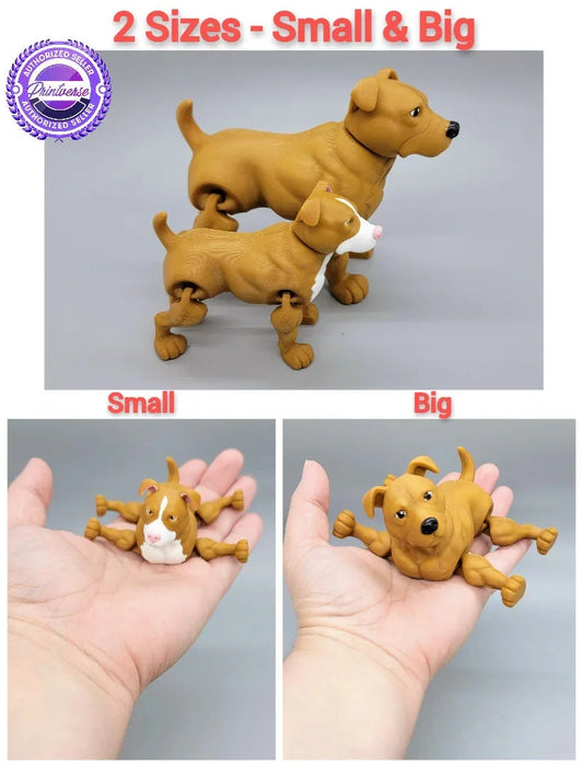 Juguete articulado de PitBull