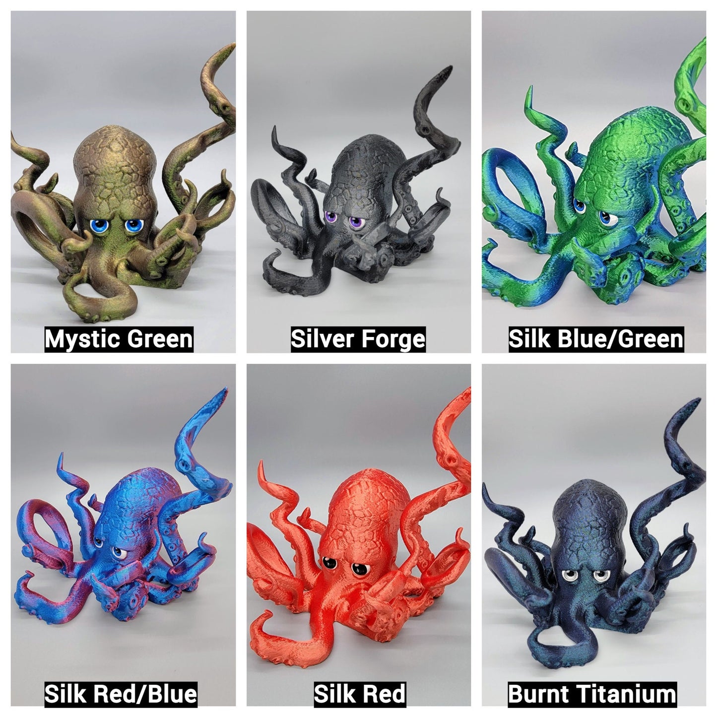 Custom Octopus Toothbrush Holder | Hand Painted Eyes | Ocean Sea Bathroom Decor | Optional Matching Tentacles Available