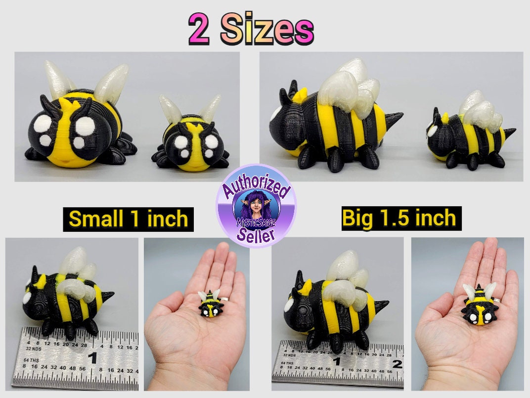 Articulated Bumblebee Toy | Baby Bee | Fidget | Sensory | Bug
