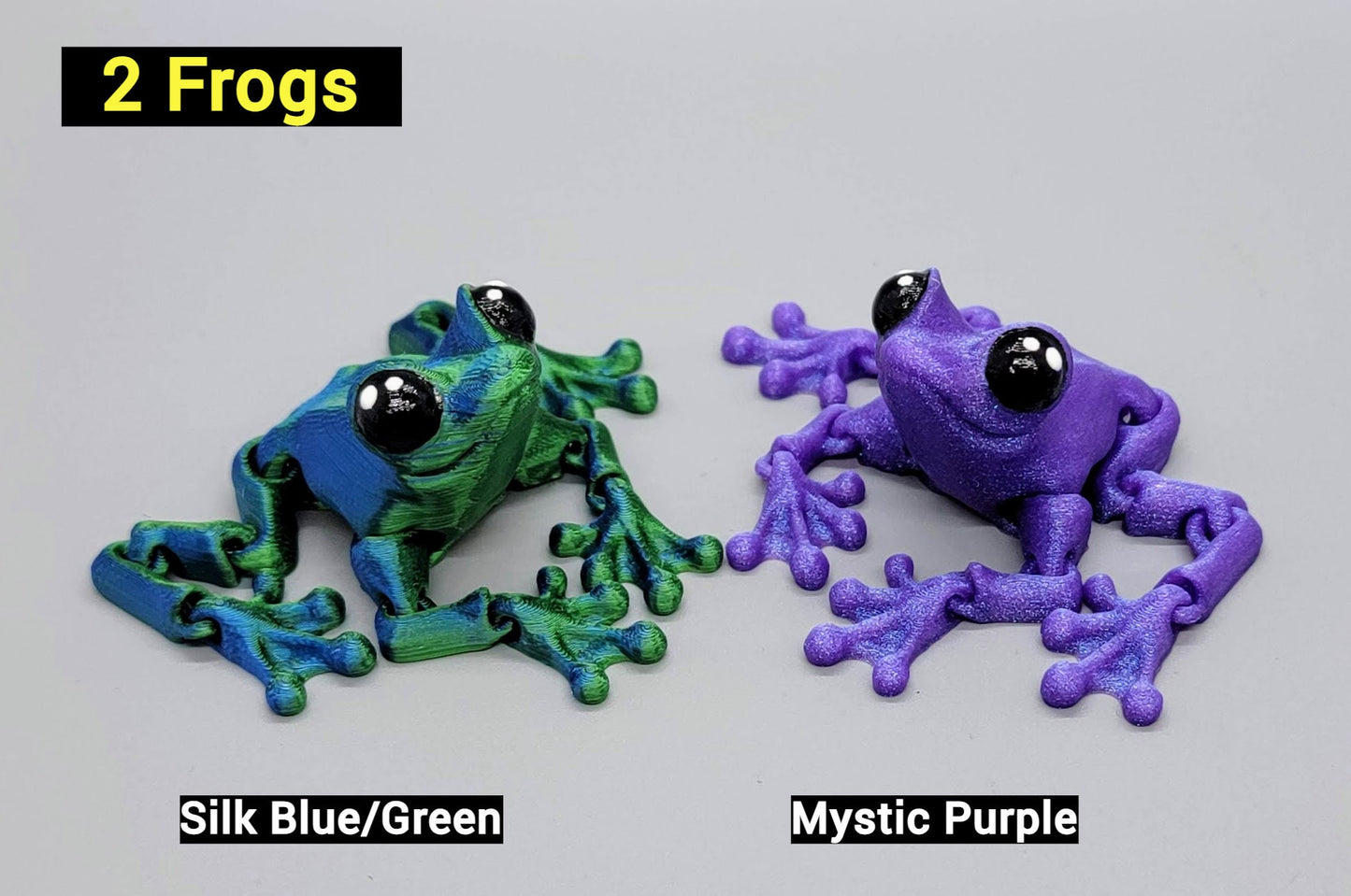 Articulated Tiny Cinder Frog Toy (also available in party packs) Fidget Sensory Flexi Amphibian