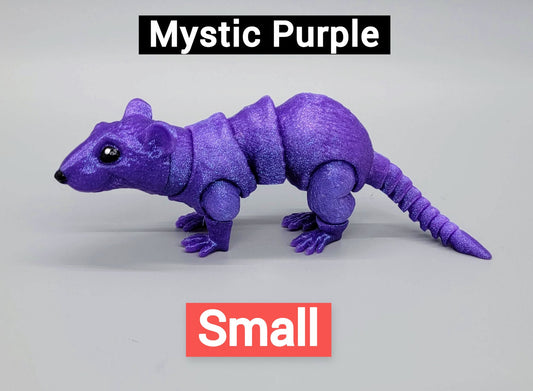 Ready to Ship Articulated Rat Toy