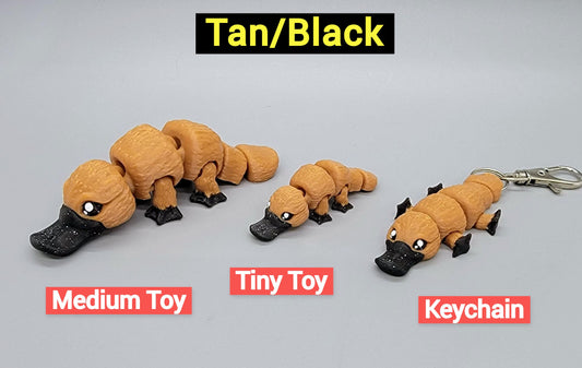 Ready to Ship Mini Platypus Toy or Keychain
