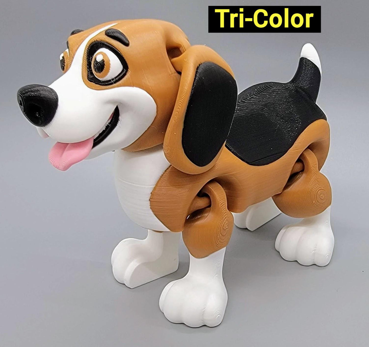 Articulated Beagle Toy | Articulated | K9 | Fidget | Toy | Custom Colors
