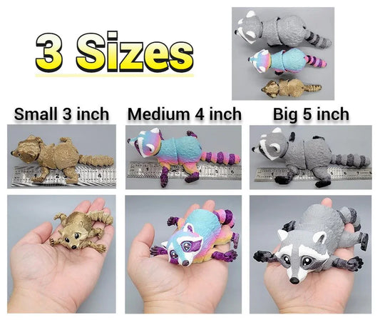 Articulated Raccoon Toy