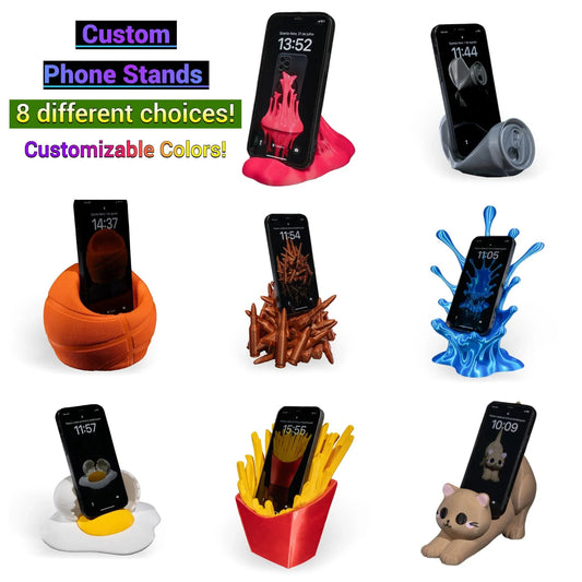 Custom Themed Phone Stands