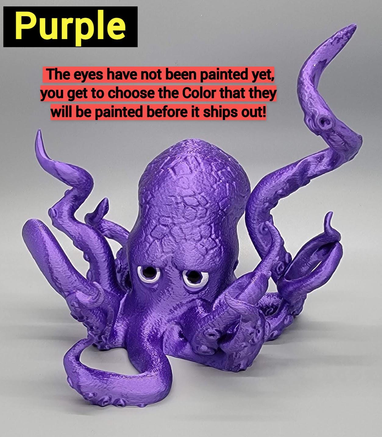 Ready to Ship Octopus Toothbrush Holder | 3D Printed | Bathroom Decor