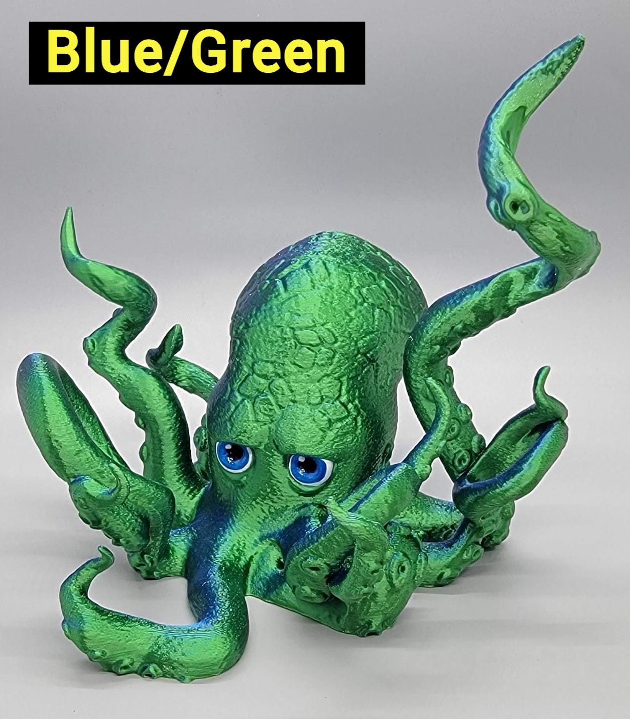 Ready to Ship Octopus Toothbrush Holder | 3D Printed | Bathroom Decor
