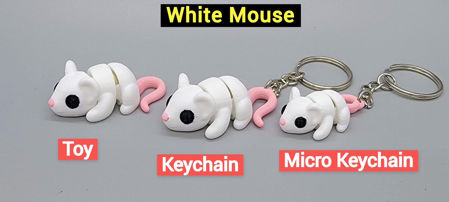 Ready to Ship Mini Critters Toy or Keychain | 3D Printed | Sensory | Fidget