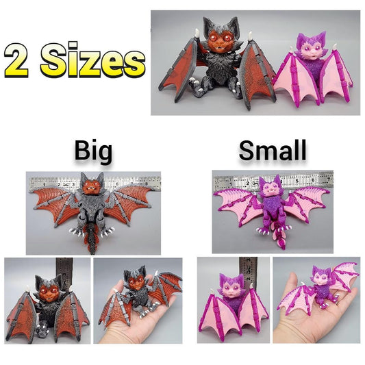 Juguete de murciélago mono Ahool con colores personalizados | Figura | Fidget | Impresión 3D | Cryptid