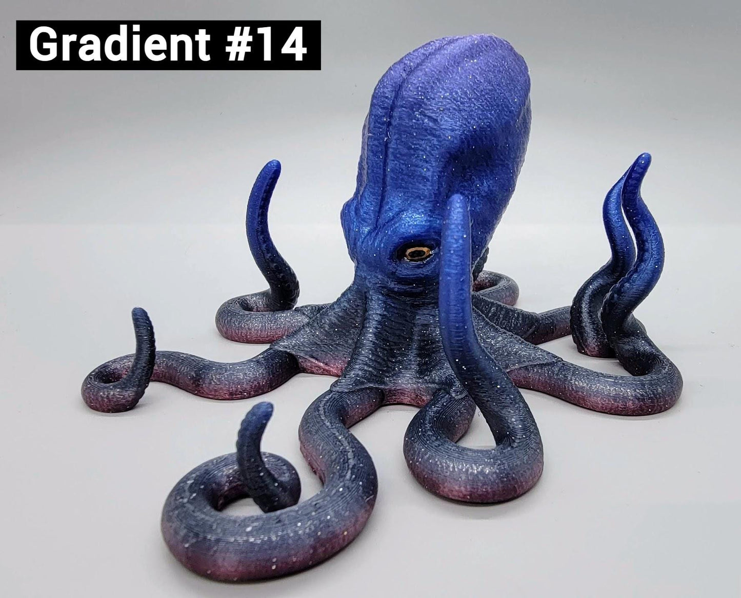 Octopus Phone or Tablet Stand | Custom Colors | Ocean Desk Accessory | Hand-Painted Eyes | Sea Creature | Holder