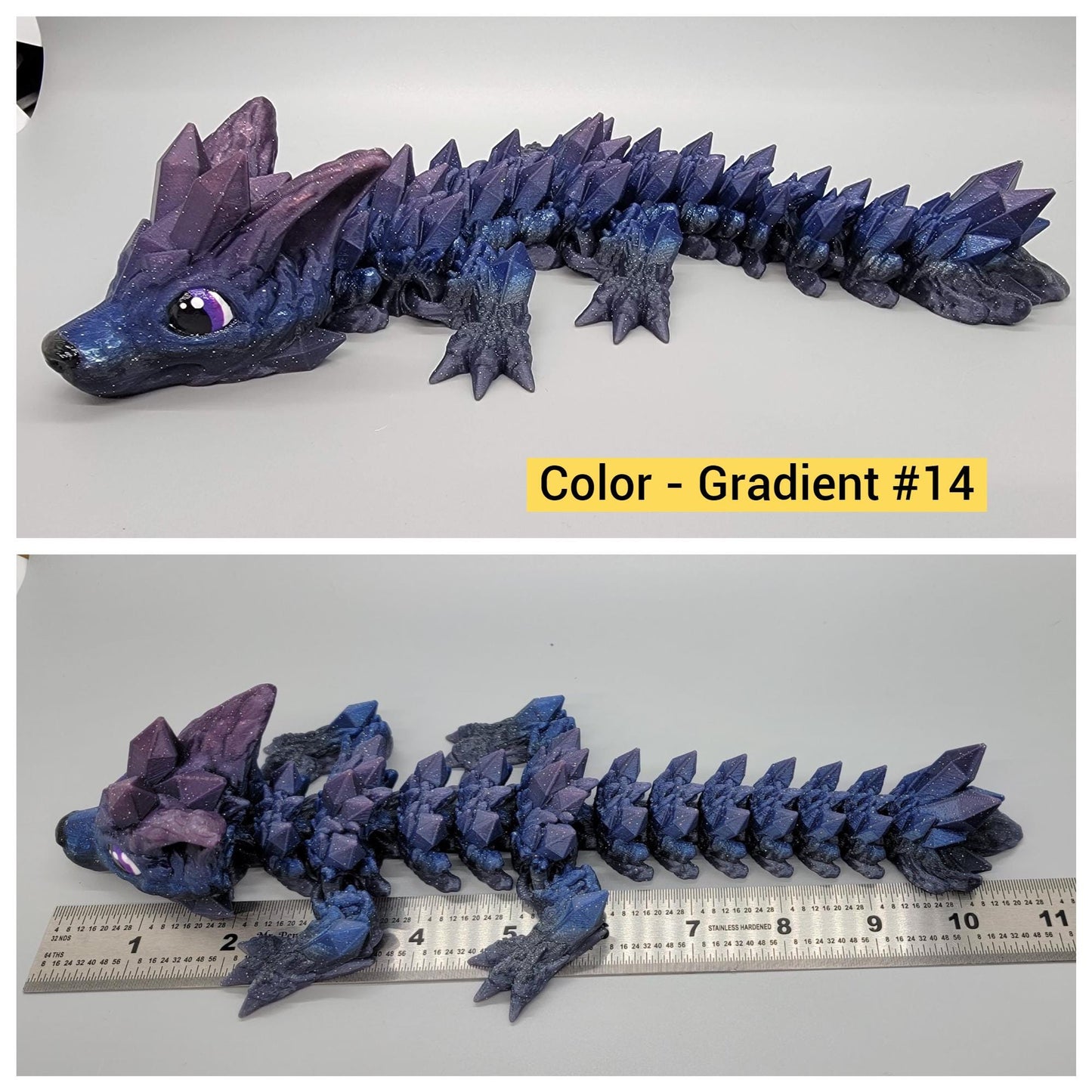 Crystal Wolf Dragon Custom Colors
