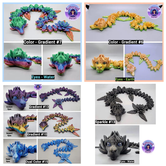 Articulated Serenity Lotus Dragon Toy