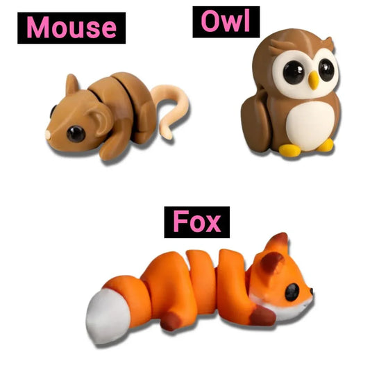 Mini Woodland Animals Fidget Toy