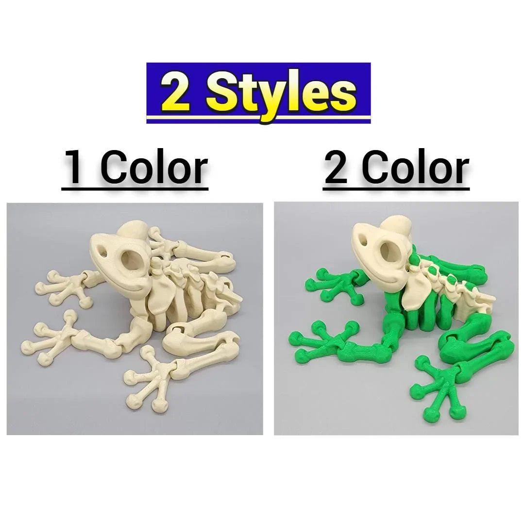 Skeleton Frog Toy or Magnet