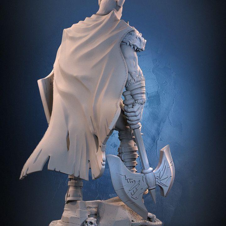 Naga Inferno Boss | 32mm & 75mm Resin Miniature | Dragun Studios
