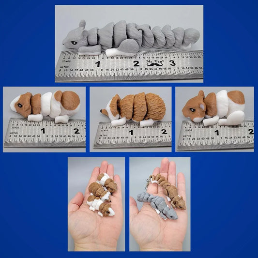 Set de 3 mini juguetes de animales: juguete o llavero