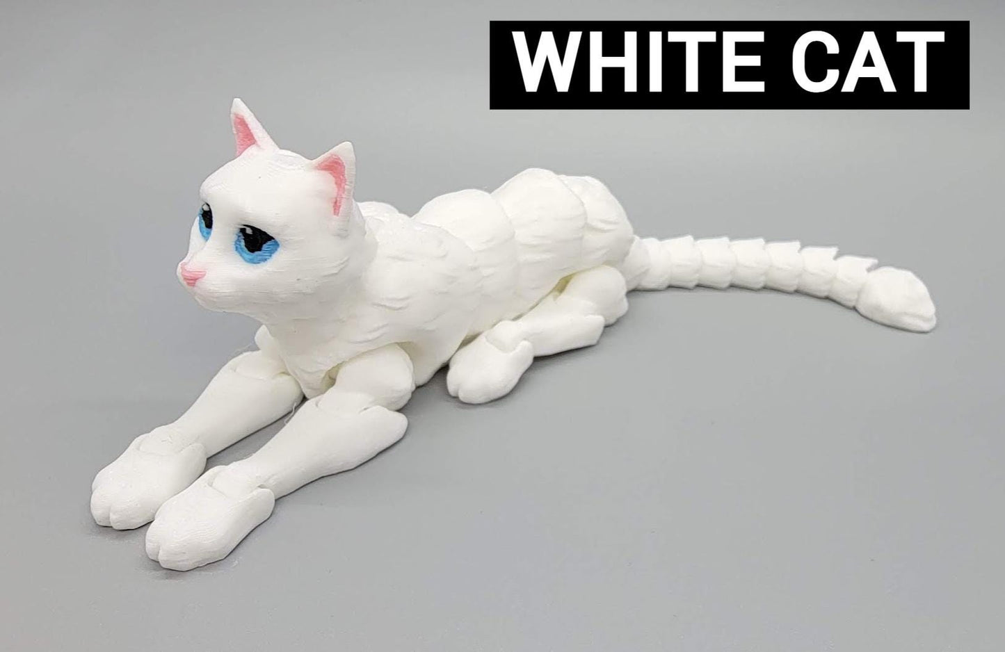Ready to Ship Flexi Cat Toy | 3D Printed | Sensory | Fidget