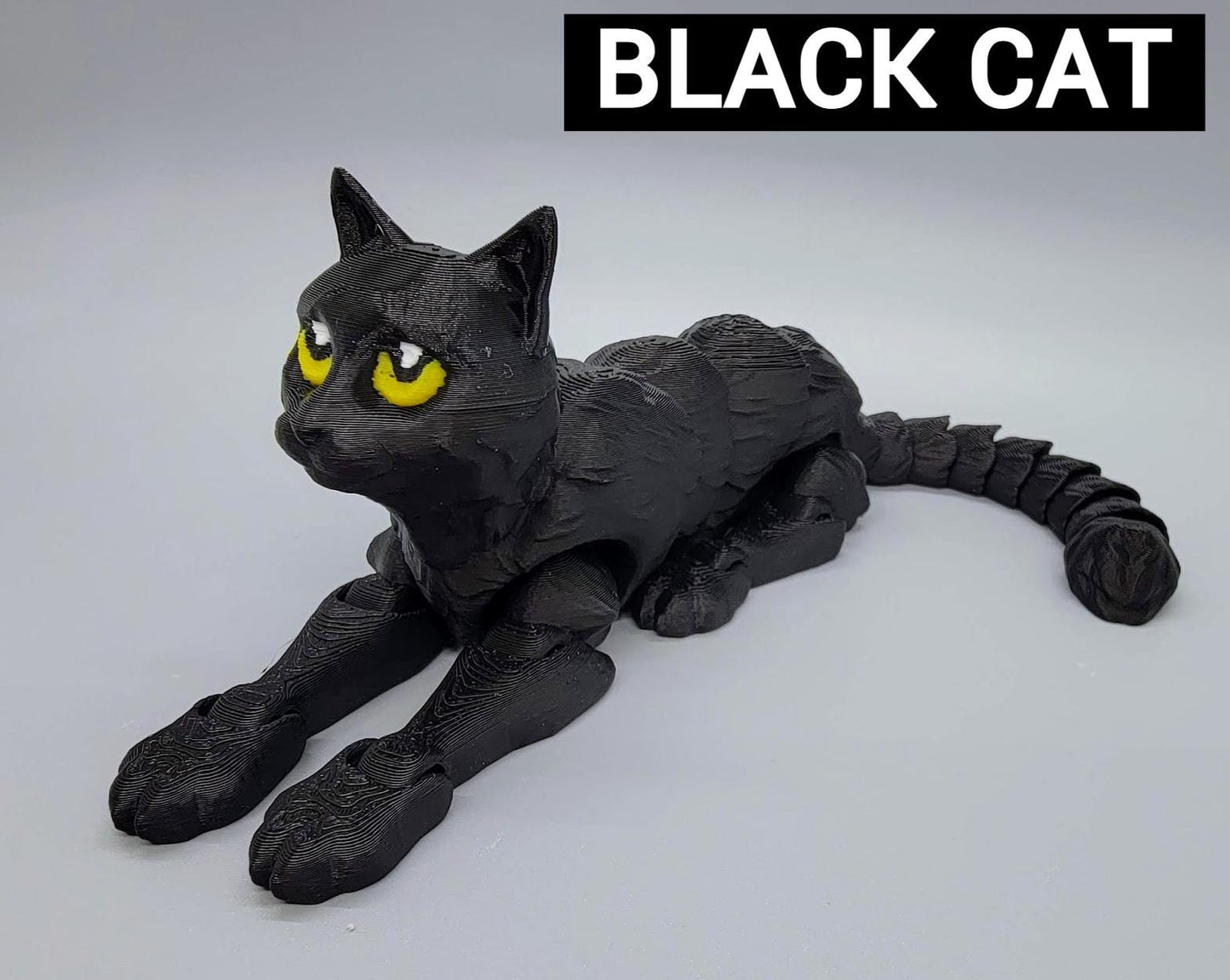 Ready to Ship Flexi Cat Toy | 3D Printed | Sensory | Fidget