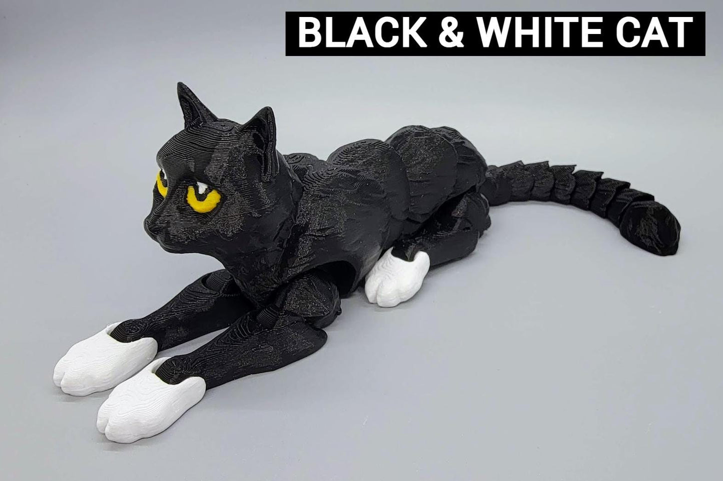 Ready to Ship Flexi Cat Toy | 3D Printed | Sensory | Fidget