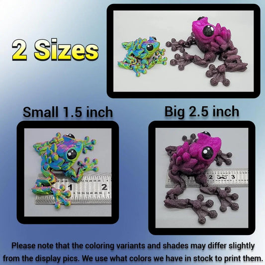 Articulated Gemstone Frog Toy