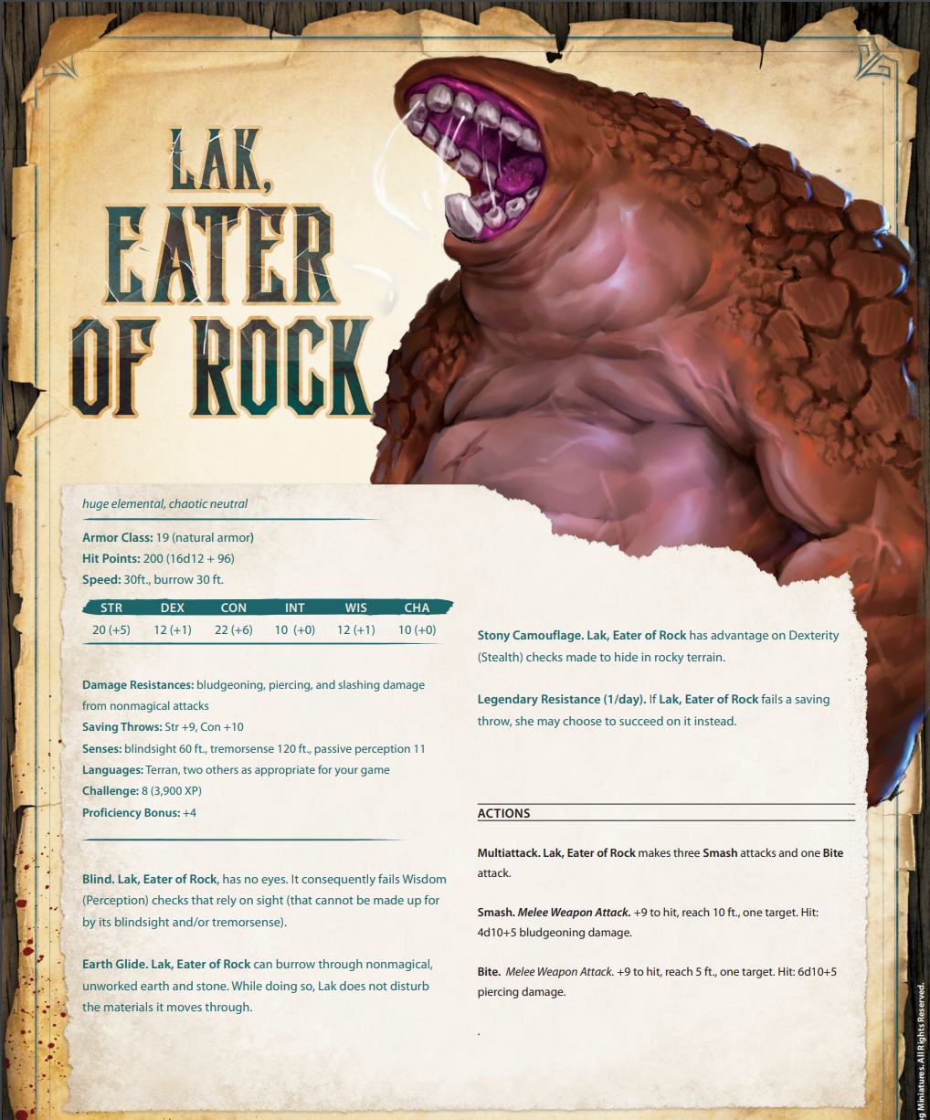 Lak | 2 tamaños | D&D | Conquistador | Tumba helada | TTRPG