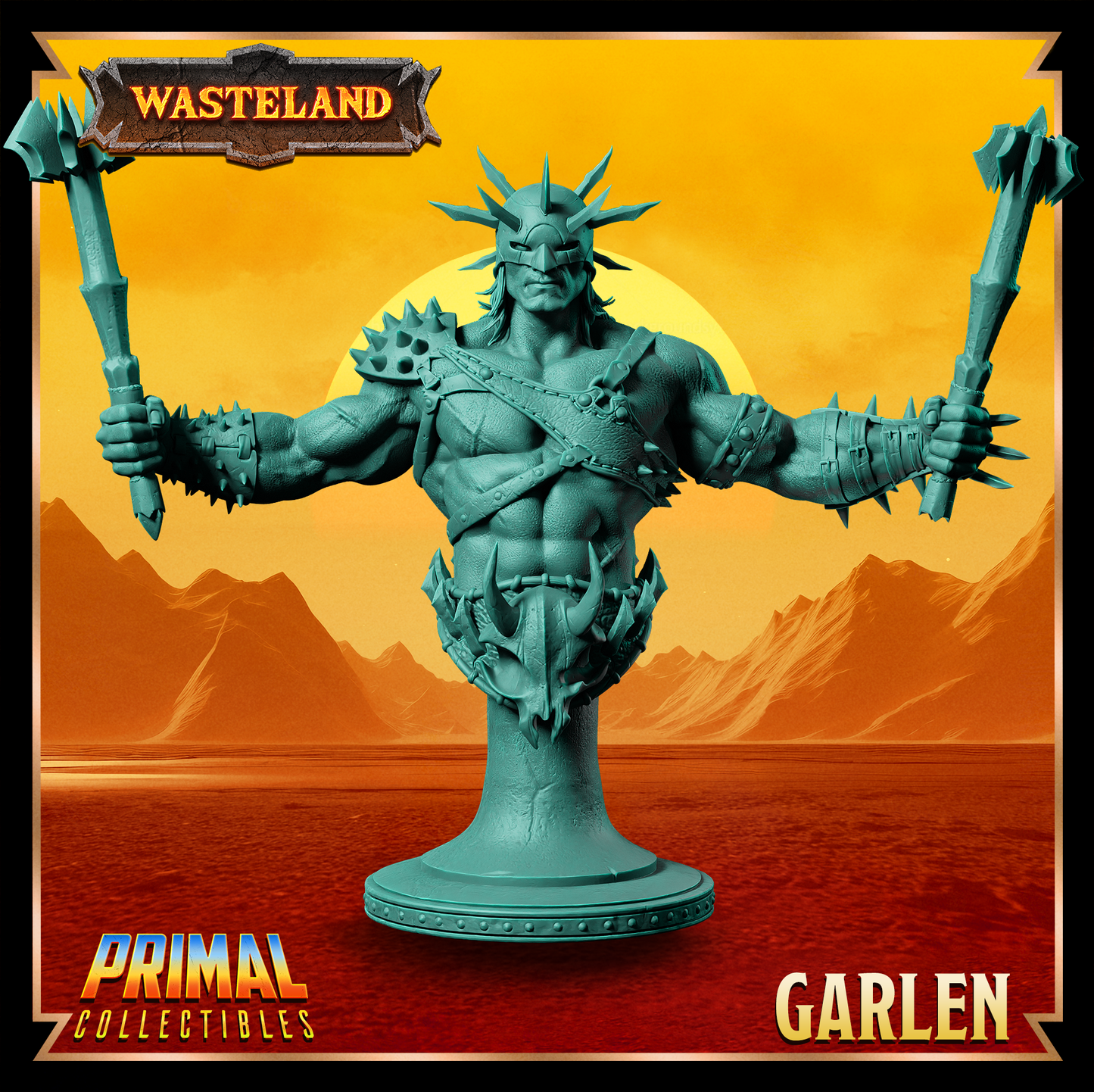 Psionicist - Garlen | Wasteland Champion Miniature for TTRPGs & Collectors