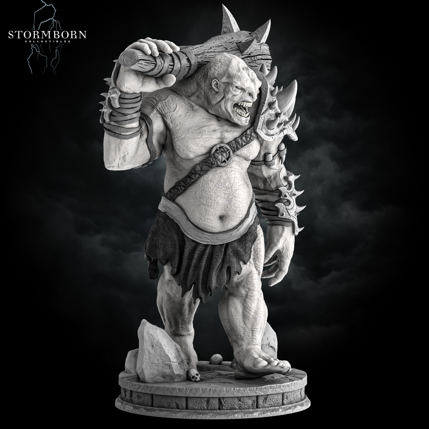 Mountain Troll in 32mm Scale | D&D | Pathfinder | TTTRPG | DnD Miniature