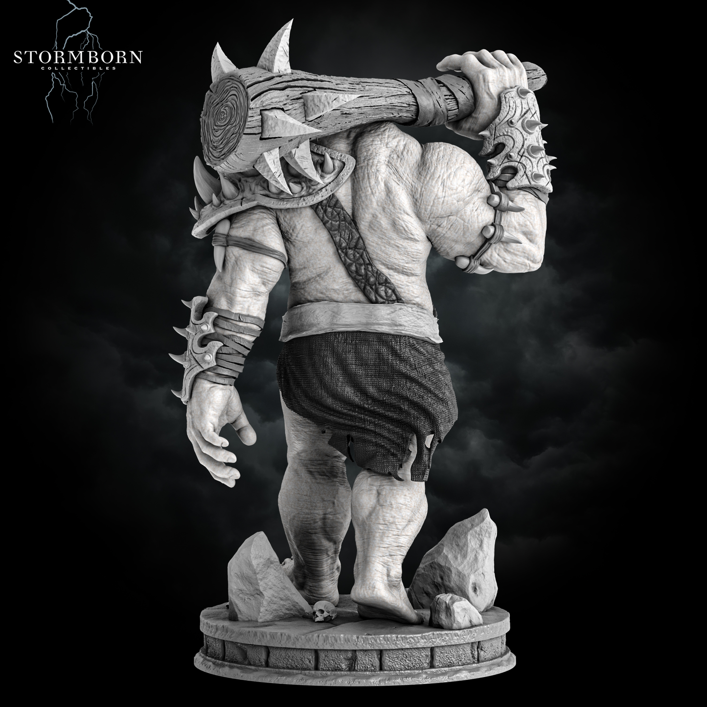 Mountain Troll in 32mm Scale | D&D | Pathfinder | TTTRPG | DnD Miniature