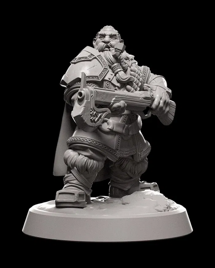 Dwarven Ranger | 32mm | 75mm