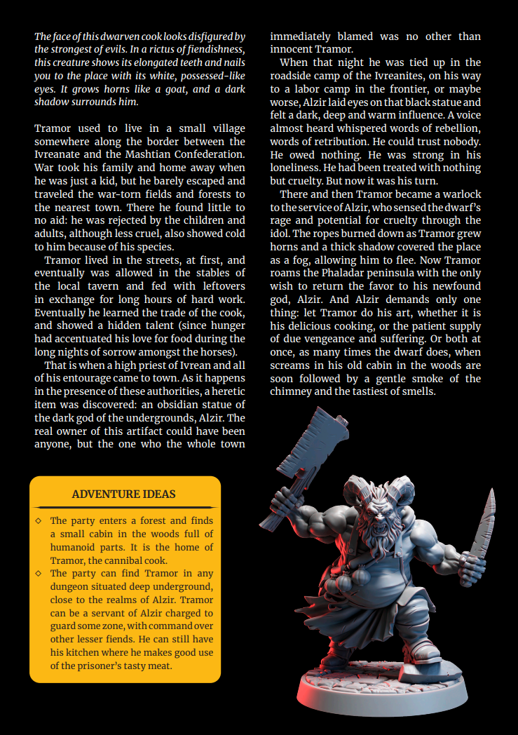Tramor - Dwarven Hellish Cook