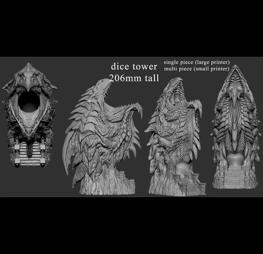 White Dragon Dice Tower