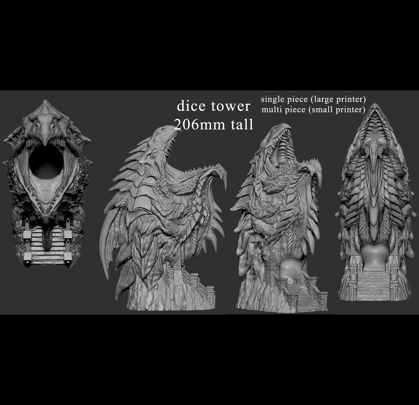 White Dragon Dice Tower
