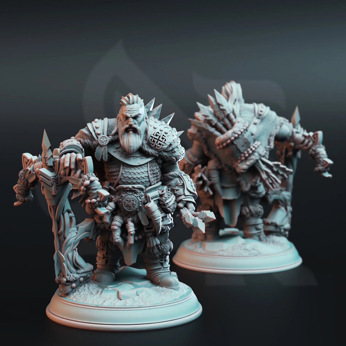 Telnam Gnik Dwarf Monster Slayer Ranger | 32mm & 75mm Miniature by DM Stash