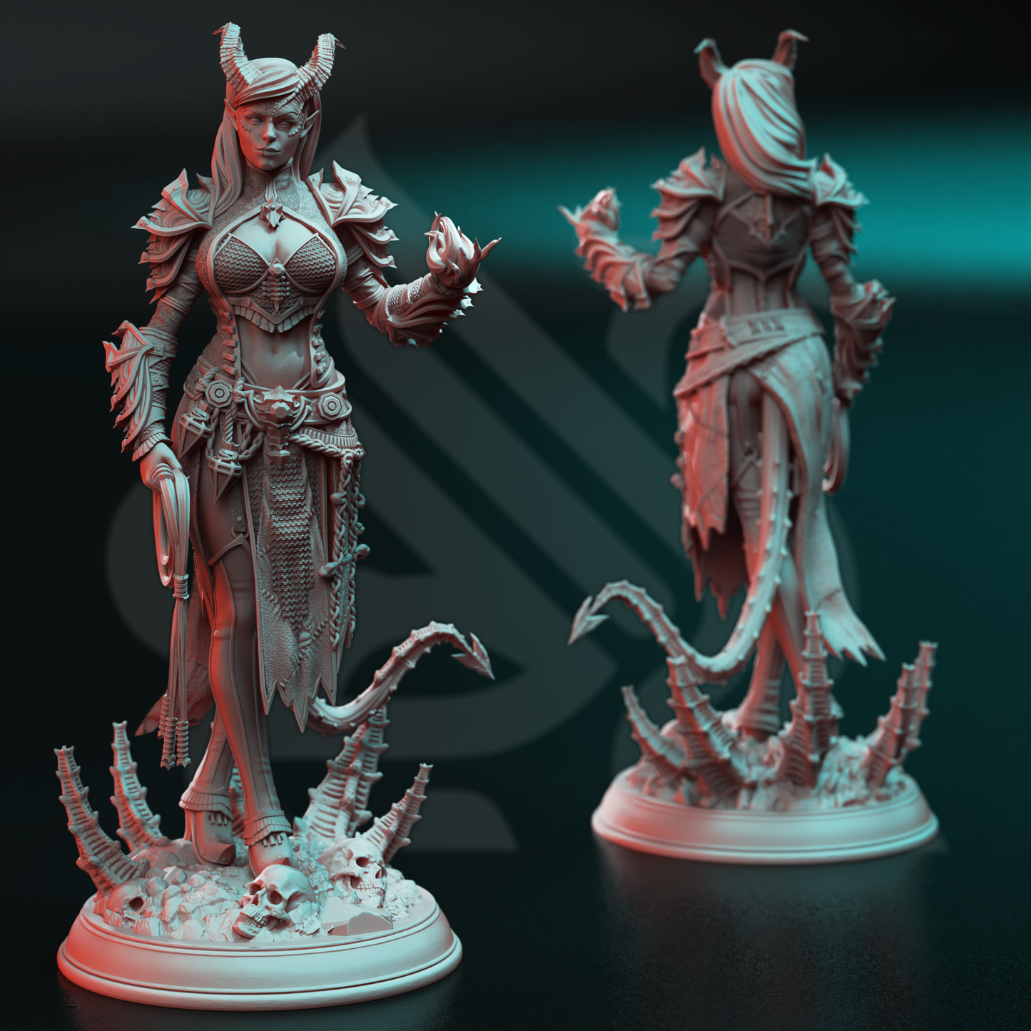 Tiefling Fiend Warlock - Skardi of the Third