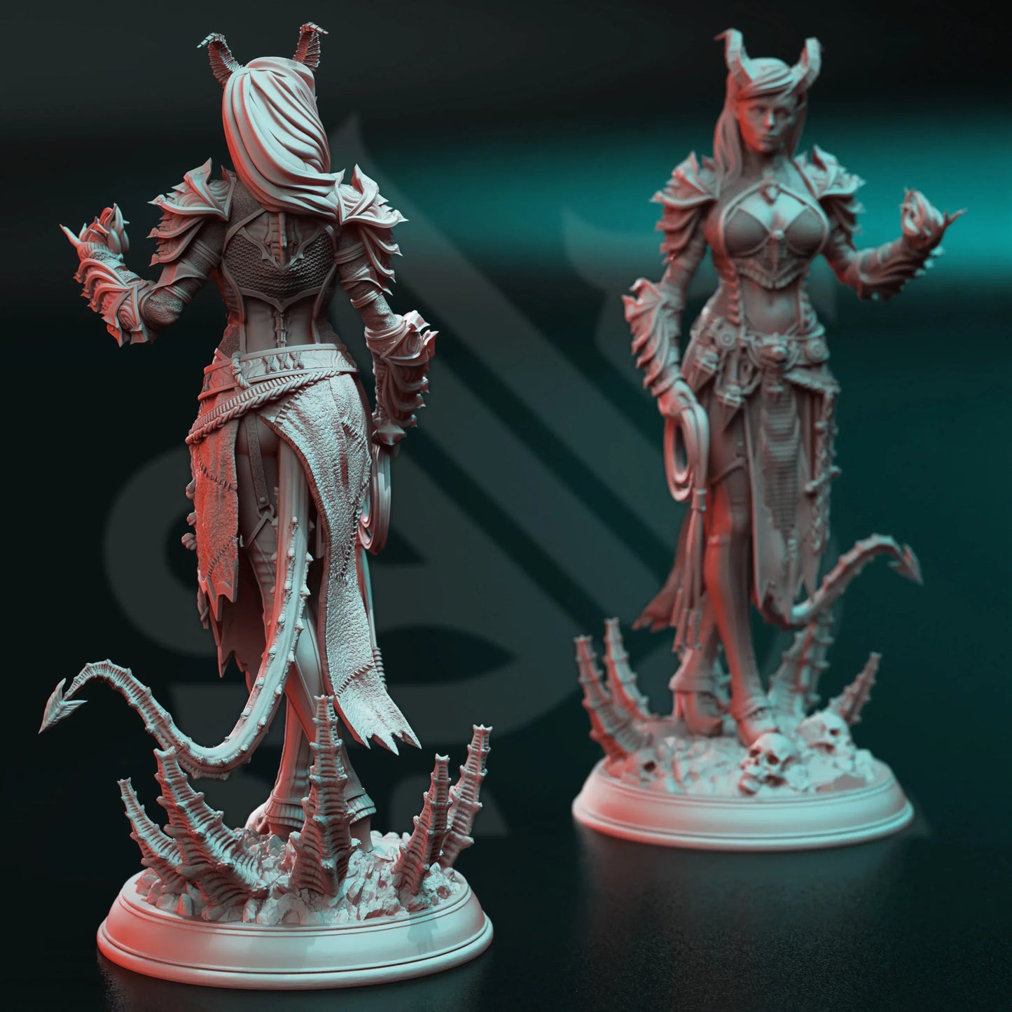 Tiefling Fiend Warlock by DM Stash