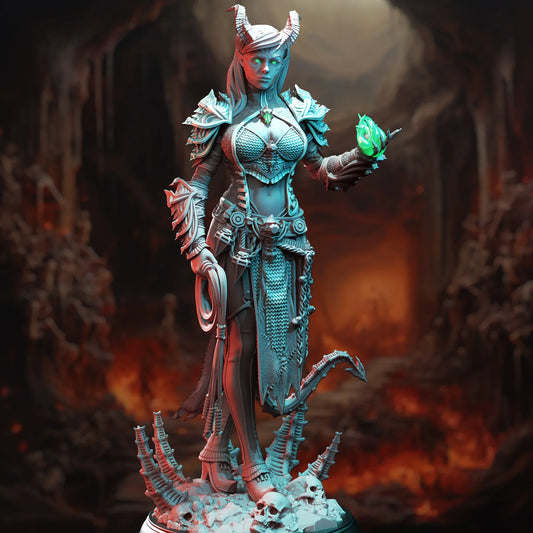 Tiefling Fiend Warlock by DM Stash