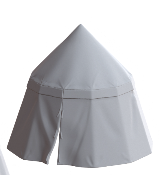 Medieval Large Round Tents – Wargaming Scenery