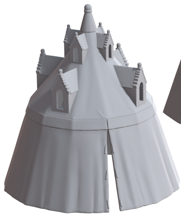 Medieval Large Round Tents – Wargaming Scenery