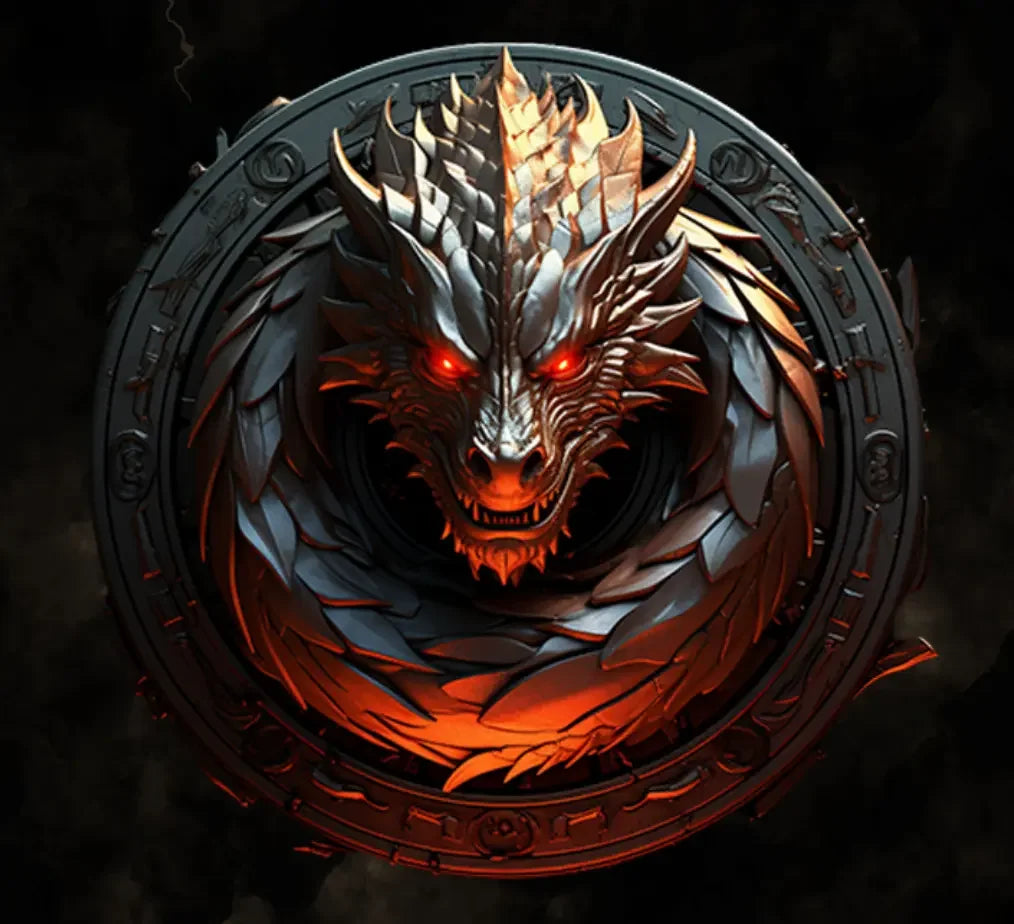 One Dragon Coin Miniatures