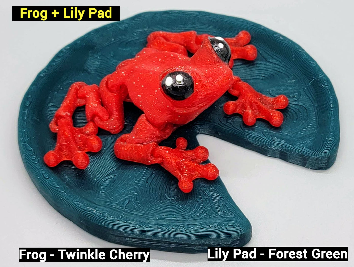 Articulated Tiny Cinder Frog Toy (also available in party packs) Fidget Sensory Flexi Amphibian