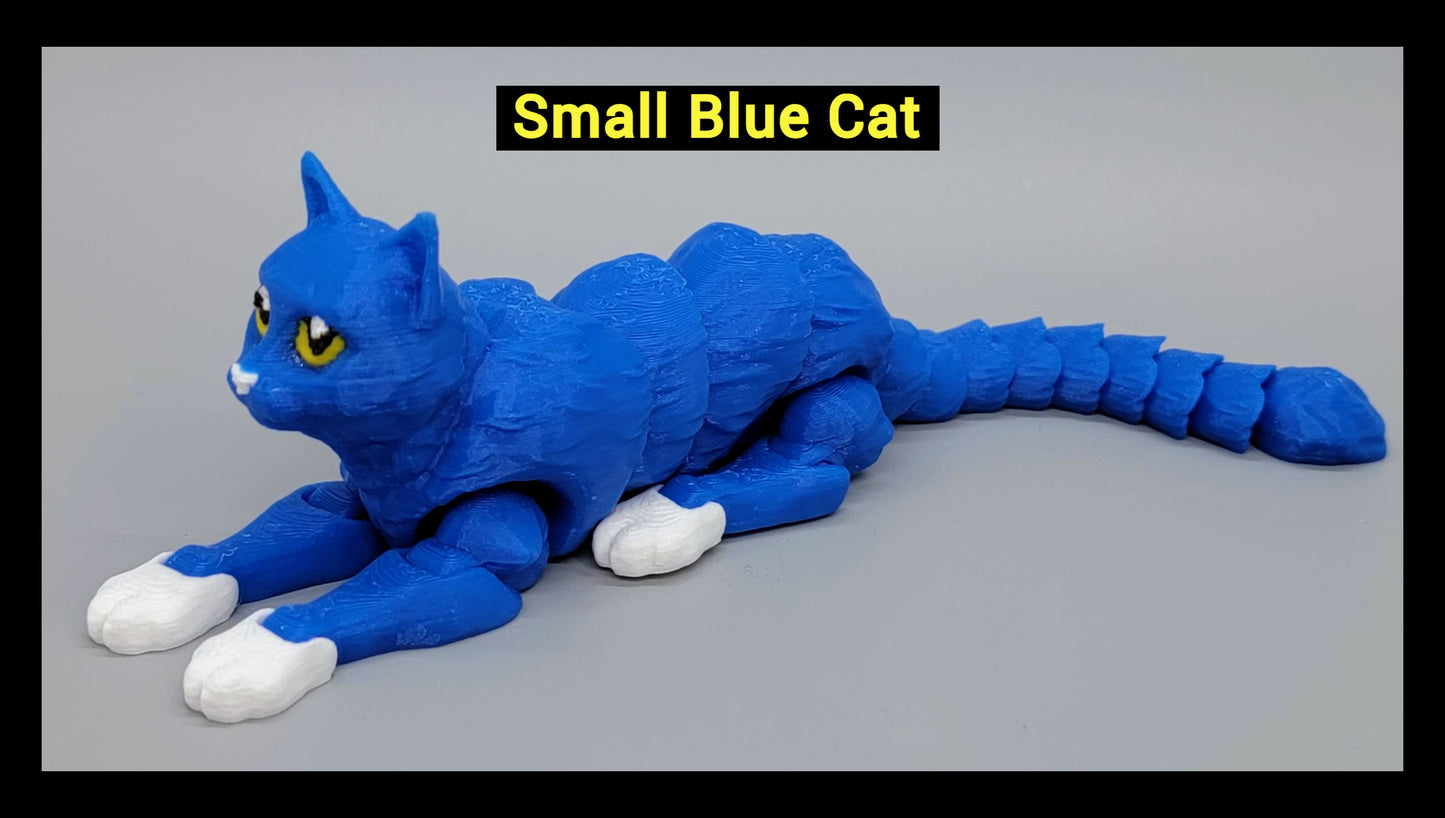 3D Printed Flexi Cat Toy | Sensory Play | Available in 2 Sizes | Custom Colors