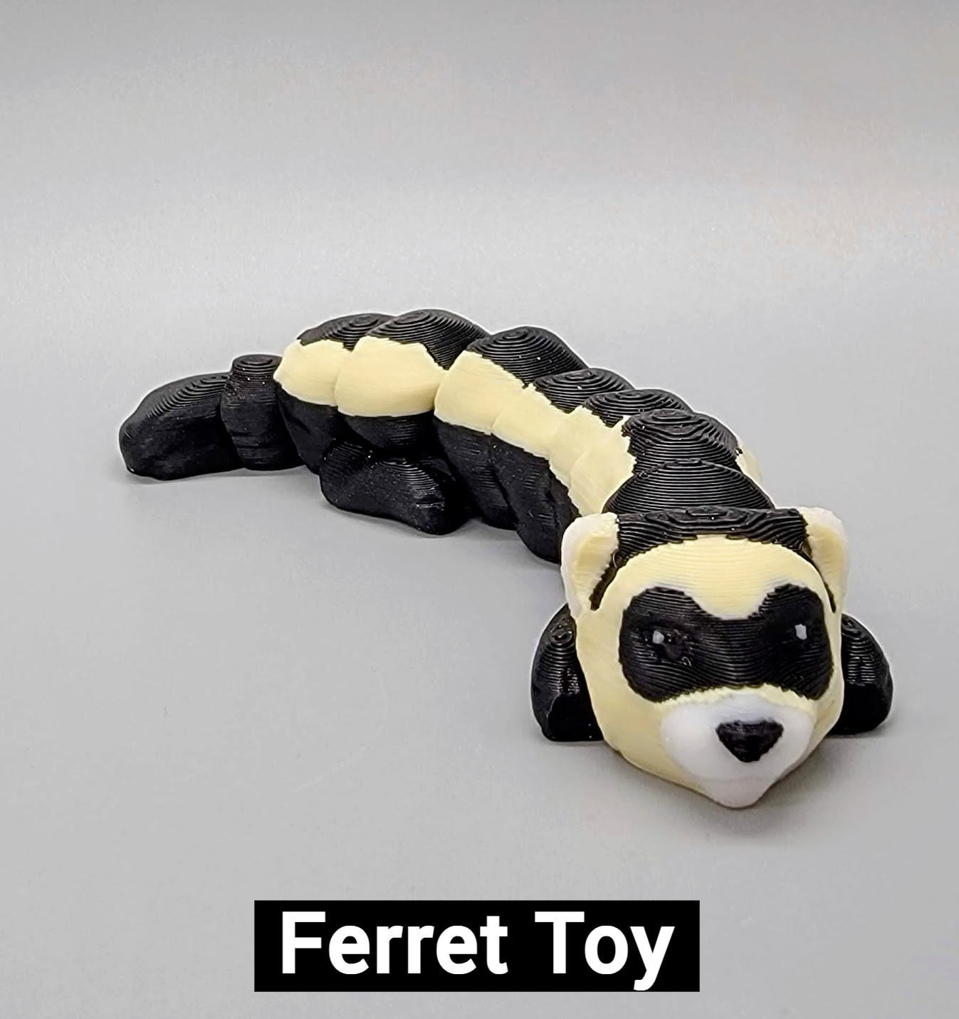 Mini Animal Toy or Keychain Set 1 | Sensory | Fidget | Ferret | Skunk | Otter