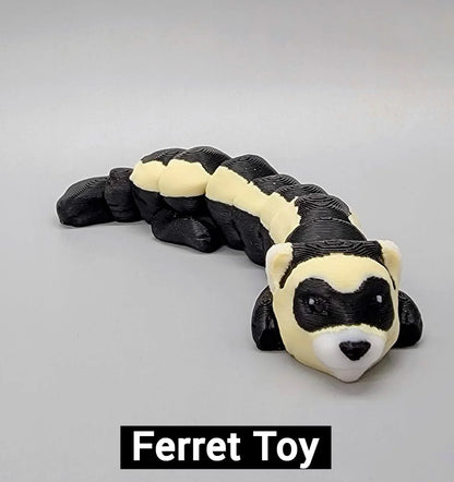 Mini Animal Toys – Set 1: Ferret, Skunk & Otter