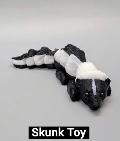 Mini Animal Toys – Set 1: Ferret, Skunk & Otter