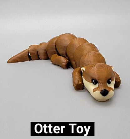 Mini Animal Toys – Set 1: Ferret, Skunk & Otter