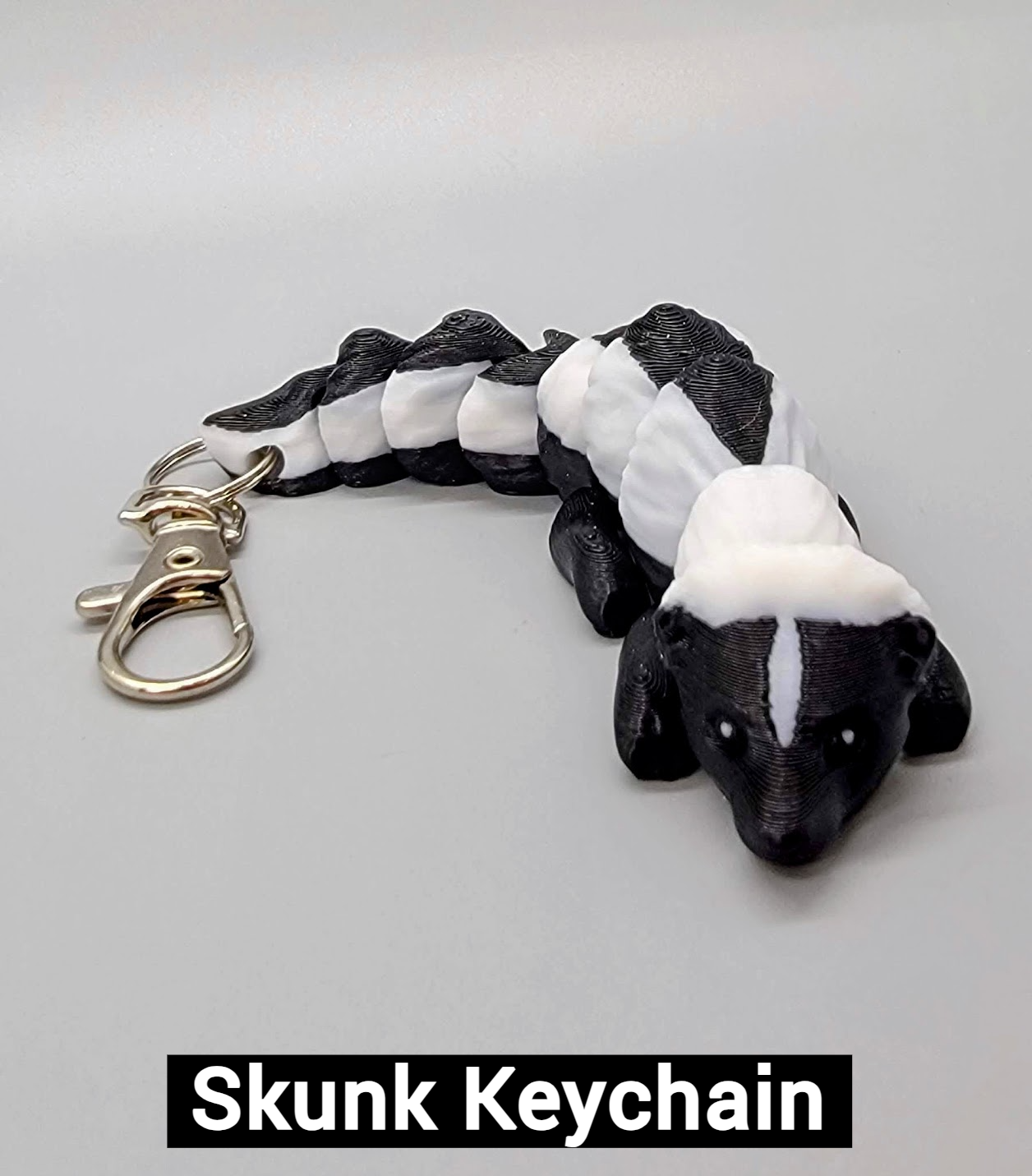 Mini Animal Toy or Keychain Set 1 | Sensory | Fidget | Ferret | Skunk | Otter