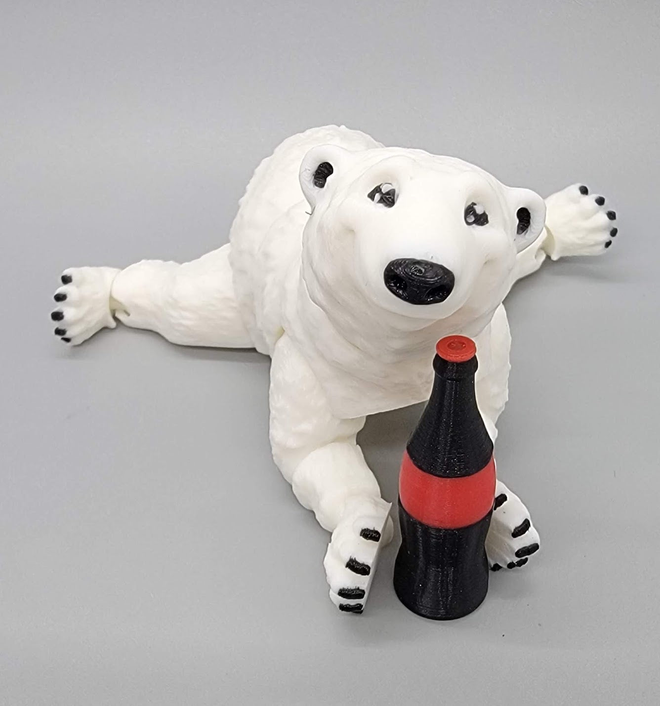 Juguete de oso polar | Oso pardo | Articulado | Divertido y articulado | Oso Grolar | Antiestrés para todas las edades | Sensorial | Flexible