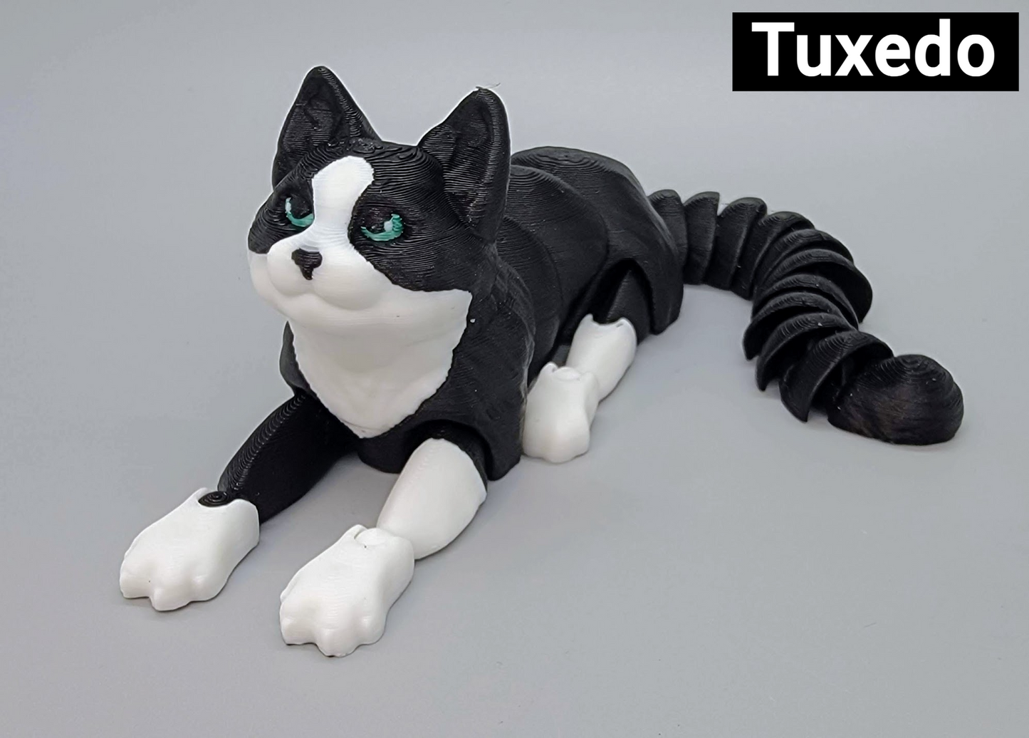 3D Printed Flexi Cat Toy | Sensory Play | Available in 2 Sizes | Custom Colors