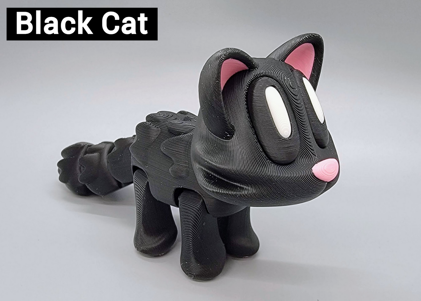 Blob Cat Magnetic Toy with Fish