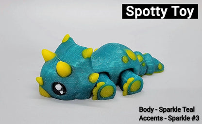 Custom Baby Triceratops Dino Toy